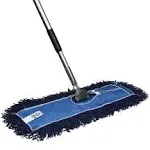 Residential Commercial 36 Inch Janitorial Floor Dry Dust Mop Broom Set Handle