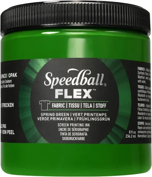 Speedball Flex Screen Printing Fabric Ink - Mandarin, 8 oz