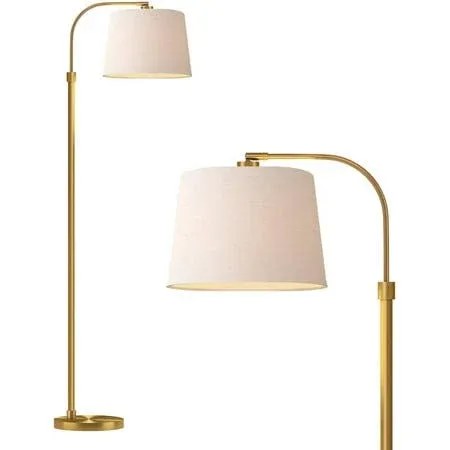 Oneach 62&#034; Gold Floor Lamp for Living Rooms Tall Arc Standing Lamps for Bedro...