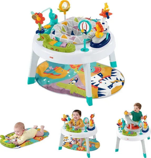 Fisher-Price Baby to Toddler 3-in-1 Sit-to-Stand Activity Center Music Lights