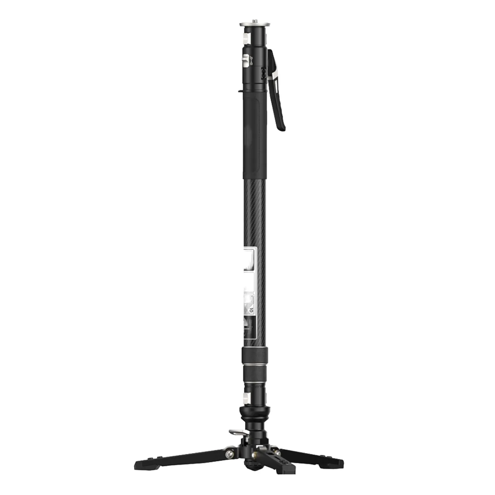 YC Onion Pineta Pro Carbon Fiber Monopod with Pedal Base, Light Stand Lightweight Travel Monopod with Quick Release Plate for Sony Canon Nikon DSLR Cameras, Gimbal and etc Max Load 11lb/5Kg