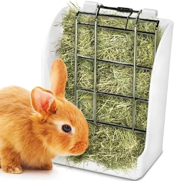 SunGrow Rabbit Hay Feeder Rack