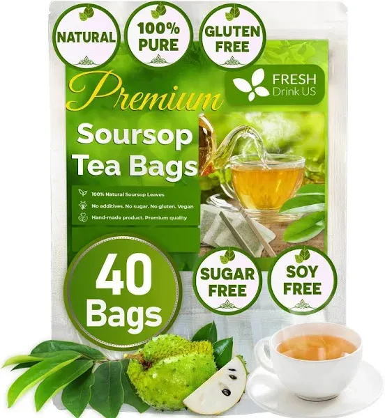 Organic Soursop Leaves Tea Bags