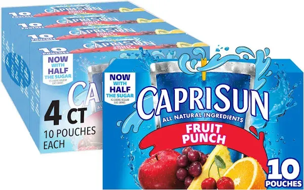 Capri Sun Fruit Punch Drink (10 x 6 fl oz)