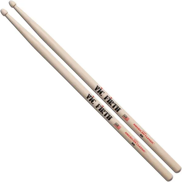 Vic Firth American Classic 3A Hickory Drumsticks, Wood Tip at Gear4music