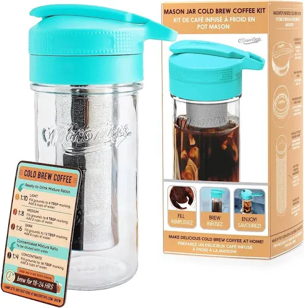 MasonTops Cold Brew Coffee Kit Jar