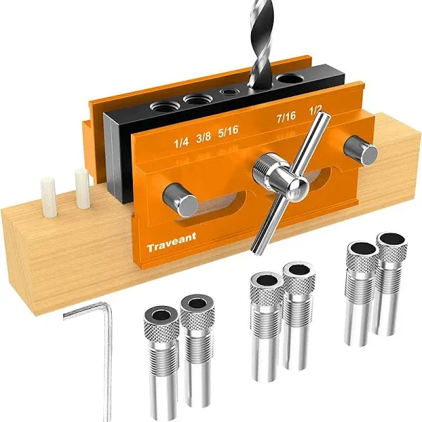 Traveant Self Centering Dowel Jig Kit