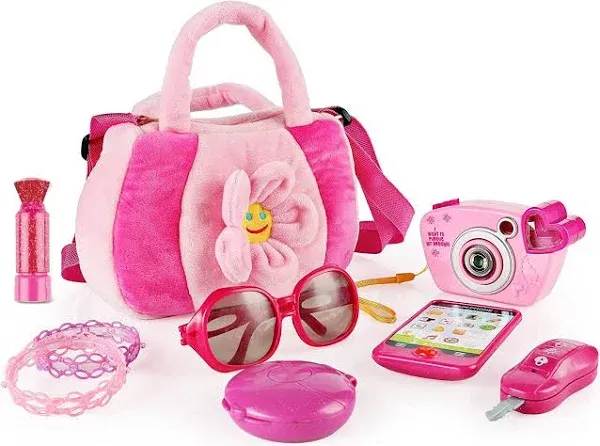 SainSmart Jr. Toddler Purse My First Purse with Pretend Play Set