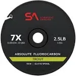 Scientific Anglers Absolute Fluorocarbon Trout Tippet 0x