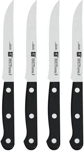 Zwilling twin gourmet 4-pc, steak knife set