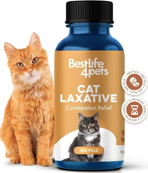 BestLife4Pets Cats Constipation Relief Stool Softeners