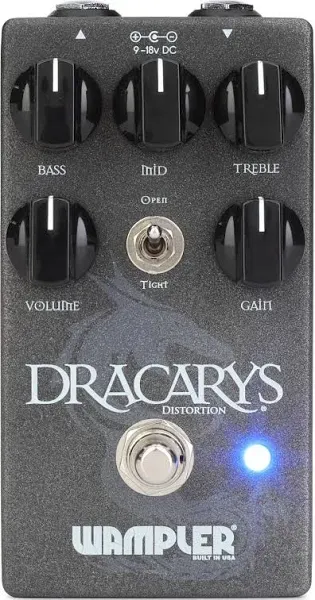 Wampler Dracarys High Gain Distortion Guitar Effects Pedal