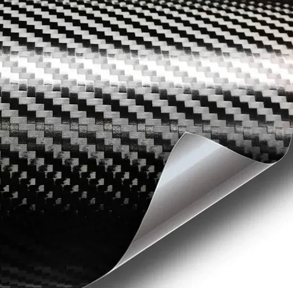 VViViD+ Premium Black Carbon Fiber Vinyl Wrap Film (1ft x 5ft)