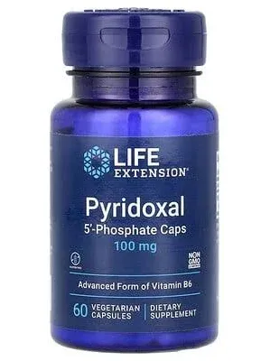 Life Extension Pyridoxal 5'-Phosphate Caps 100 mg