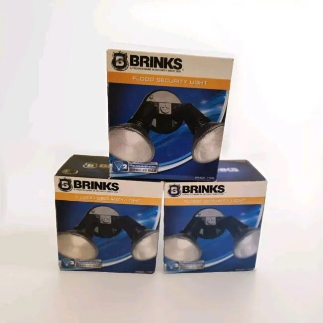 Brink's 2-Head Flood Security Light