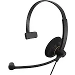 EPOS Sennheiser SC 30 USB ML (504546) - Single-Sided Business Headset | For Skype for Business | with HD Sound, Noise-Cancelling Microphone, & USB Connector (Black)