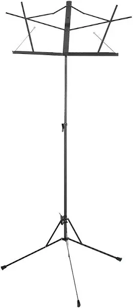 New TITAN Music Stand-Collapsi<wbr/>ble-Orchestra-<wbr/>Folding Conductor, Black-TMS20BK