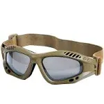 Coyote Brown Ventec Adjustable Tactical Goggles Rothco Padded Eyewear Protection