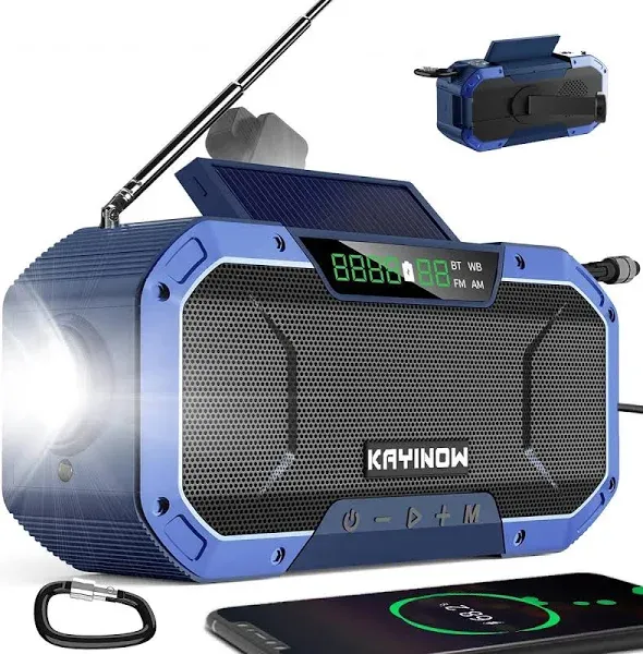 Bluetooth Hand Crank Emergency Radio