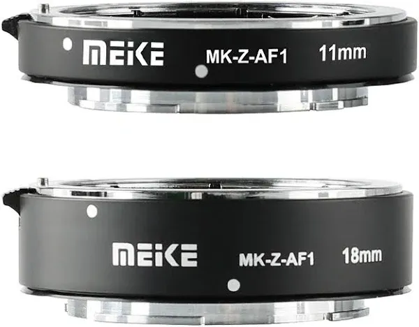 Meike MK-Z-AF1 Auto Focus Macro Extension Tube Adapter 11&amp;18mm For Nikon Z6 Z7