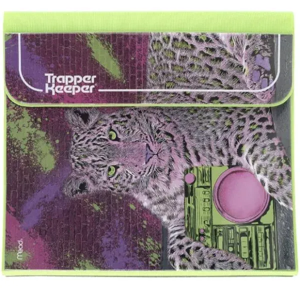 Mead Original Trapper Keeper Binder Retro Portfolio Vintage Style CHEETAH #10722