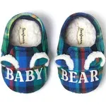 Dearfoams Baby Bear Plaid Closed Back