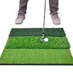 GoSports Tri-Turf XL 24 inch Weighted Golf Practice Hitting Mat (Used)