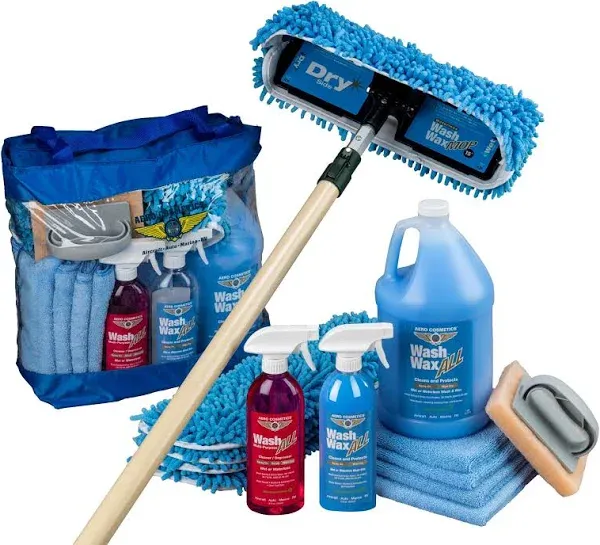 Waterless Wash Wax Mop Kits - Aircraft & RV Wash Wax