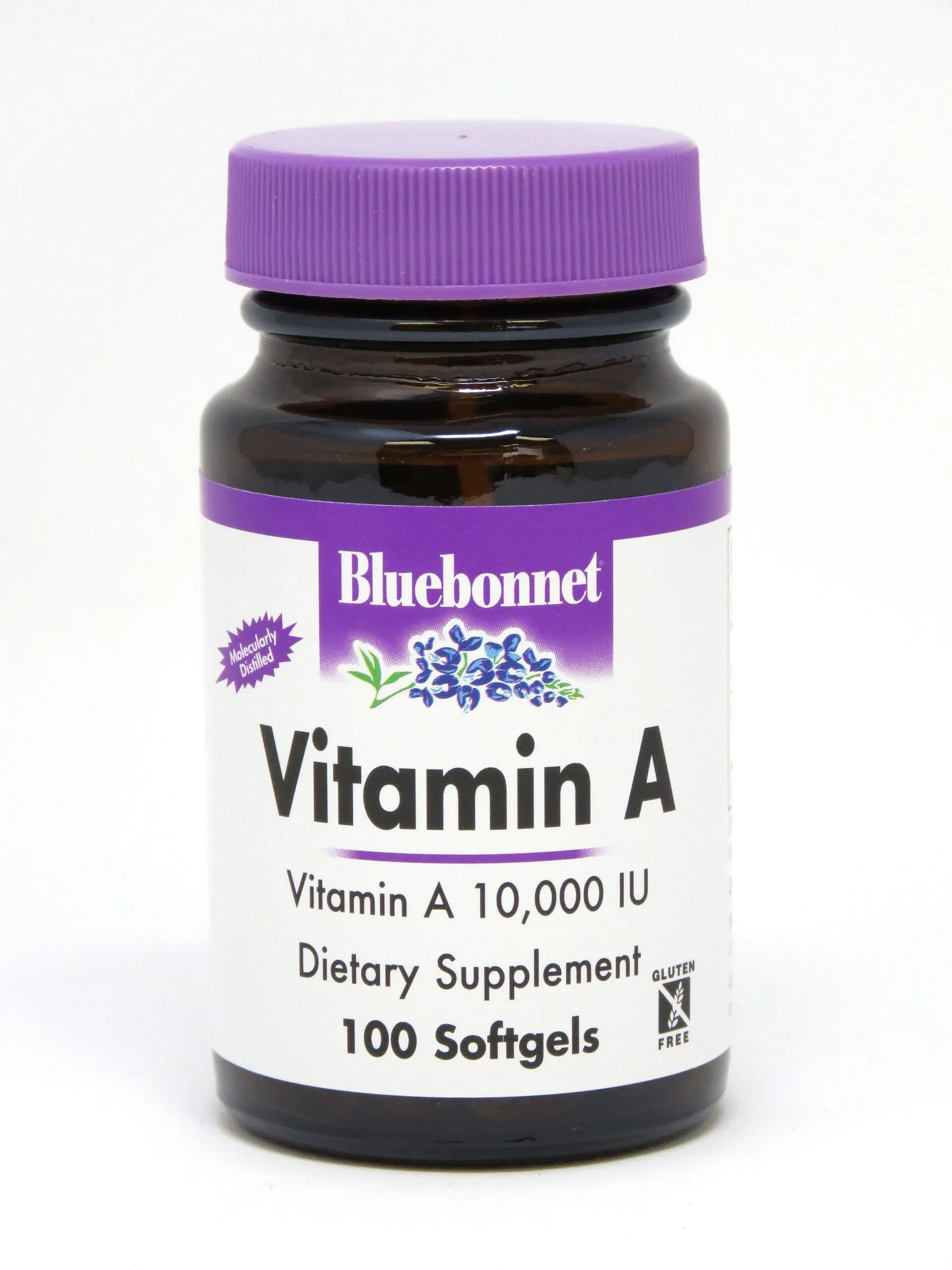 Bluebonnet - Vitamin A 10,000 IU 100 Softgels