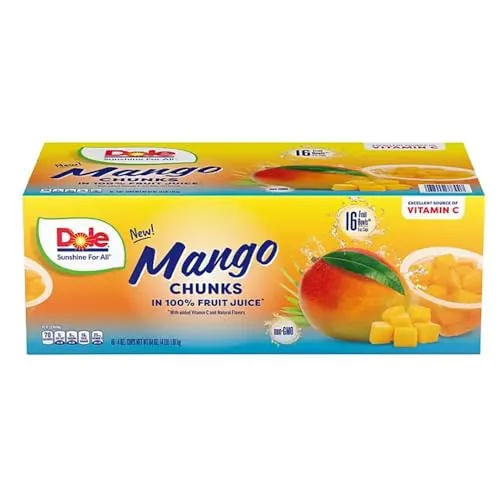 Dole Mango Chunks Fruit Cups