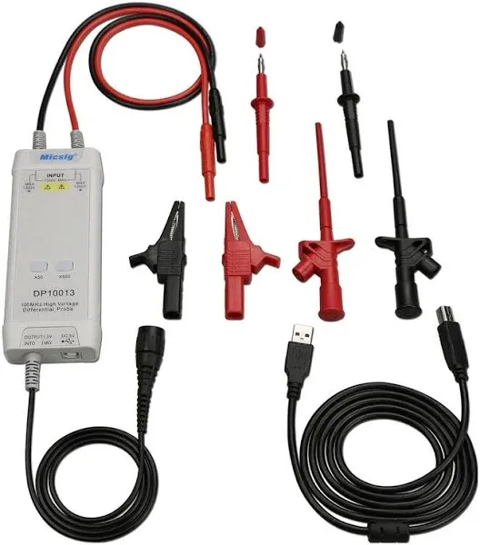 Micsig High Voltage Differential Probe for Oscilloscope, DP10013