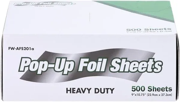 Darling Foodservice Foil 9 x 10-3/4&#034; Interfolded Sheets - 3000 / CS&#034;