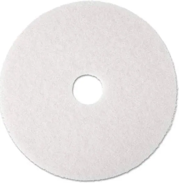 3M COMMERCIAL 8481 17&#034; WHT Pol Flr Pad