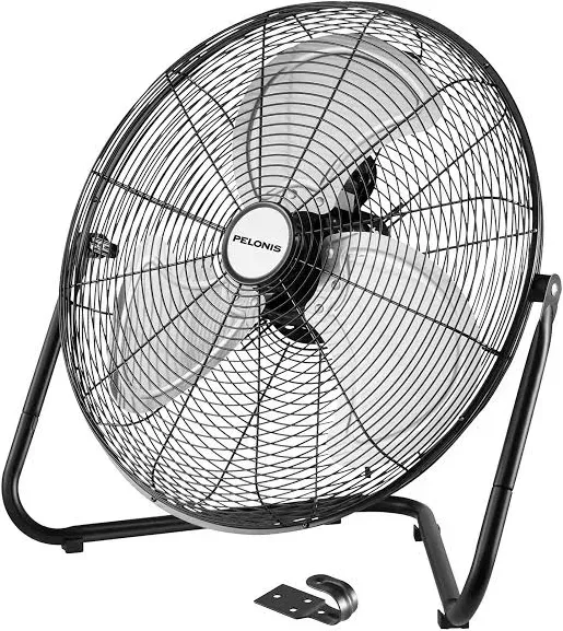 20 Inch Heavy Duty All Metal High Velocity Floor Fan