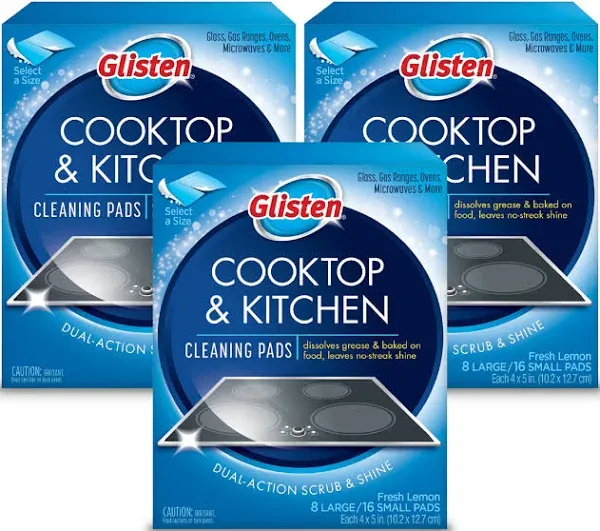 Glisten Cooktop & Kitchen Cleaning Pads