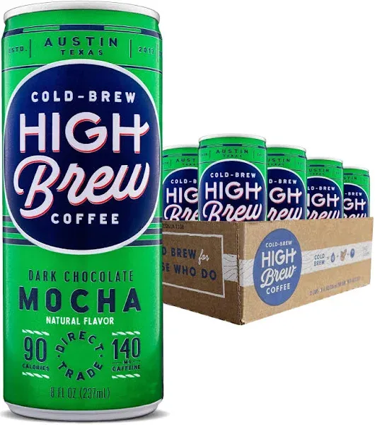 High Brew Cold-Brew Coffee Dark Chocolate Mocha