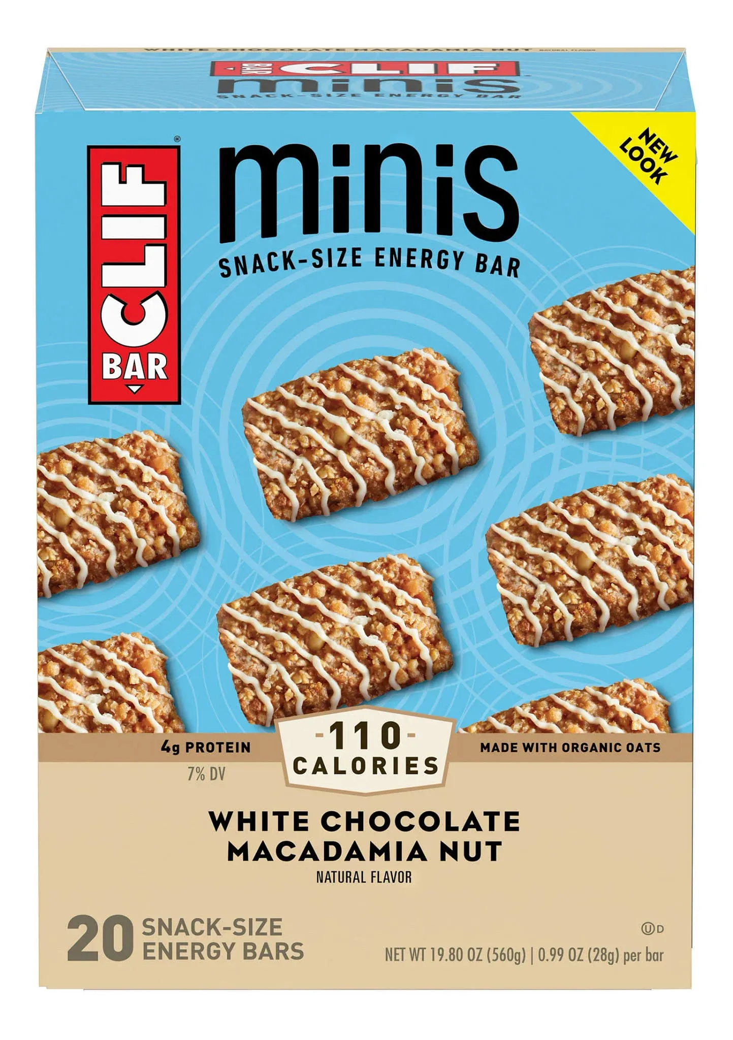 Clif Bar Minis White Chocolate Macadamia Nut Energy Bars (1.24 lbs)