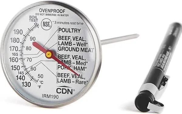 CDN IRM190 Meat/Poultry Ovenproof Thermometer