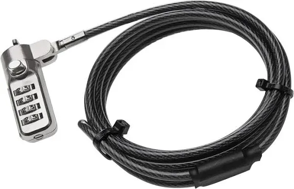 Amazon Basics Combination, 6-Foot Carbon Steel Cable Lock