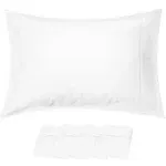 Beckham Hotel Collection Luxury Pillow Case (4 Pack) - Soft-Brushed Microfiber, Hypoallergenic, and Wrinkle Resistant - King -