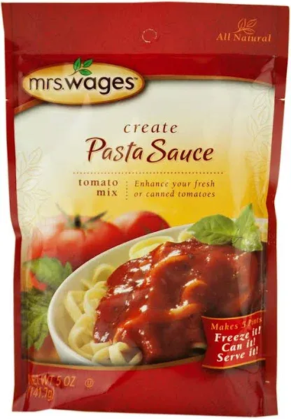 Mrs Wages Pasta Sauce Tomato Mix