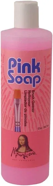 Mona Lisa Pink Soap Brush Soap