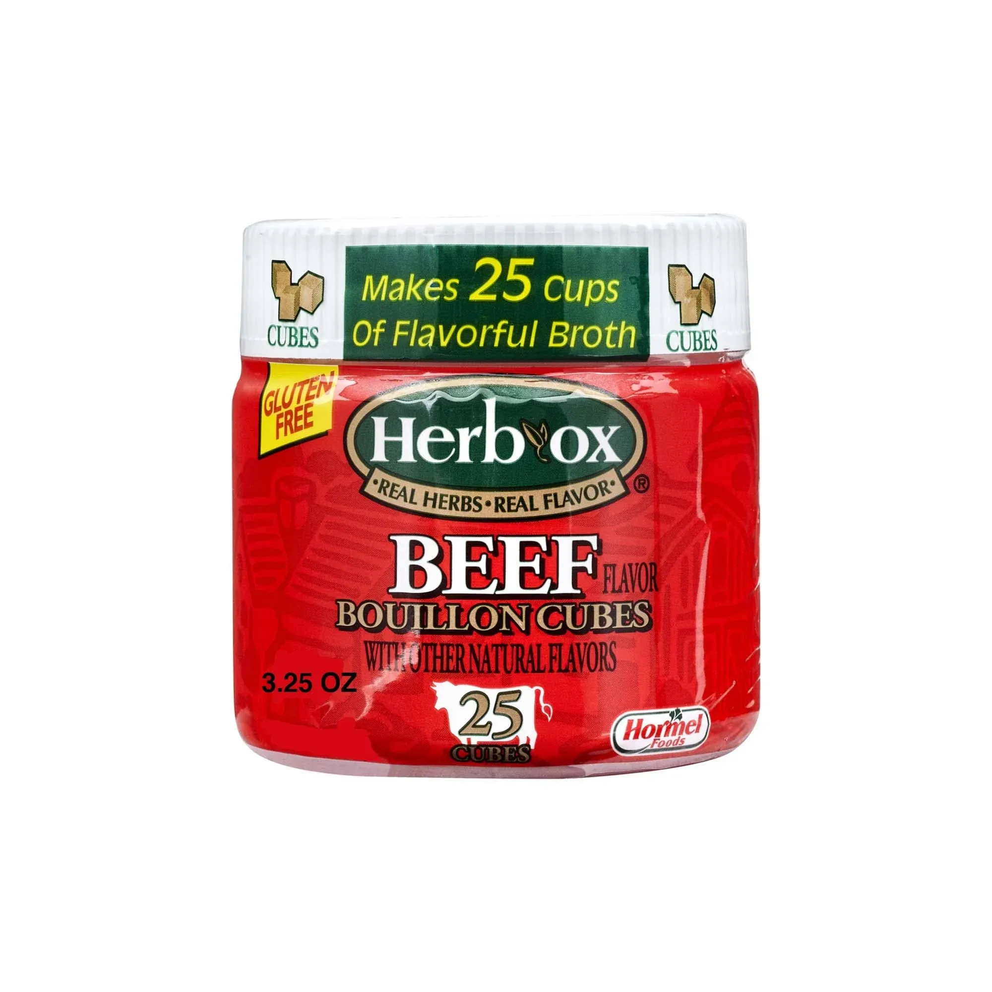 Herb Ox Bouillon Cubes, Beef Flavor - 25 cubes, 3.25 oz