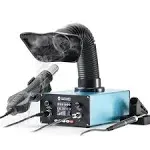 SainSmart 3 in 1 Soldering Iron Hot Air Rework Station, Soldering Iron, Fume ...