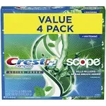 Crest Complete Active Fresh + Whitening Toothpaste 5.5oz (Pack of 4)