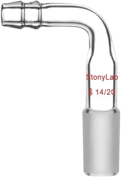 StonyLab Glass Bent Inlet Adapter