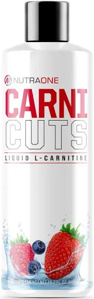 NutraOne Carnicuts L-Carnitine Liquid Supplement Stimulant Free* Berry Blast ...