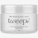 Tweepi Permanent Hair Removal Cream - Hair Growth Inhibitor for Men & Women - Permanent Body & Face Hair Removal - Modern Day Ant Egg Cream