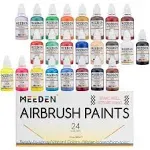 MEEDEN Airbrush Paint Set 24 Colors x 30ml