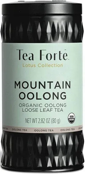 Tea Forte Mountain Oolong Organic Loose Tea Canister